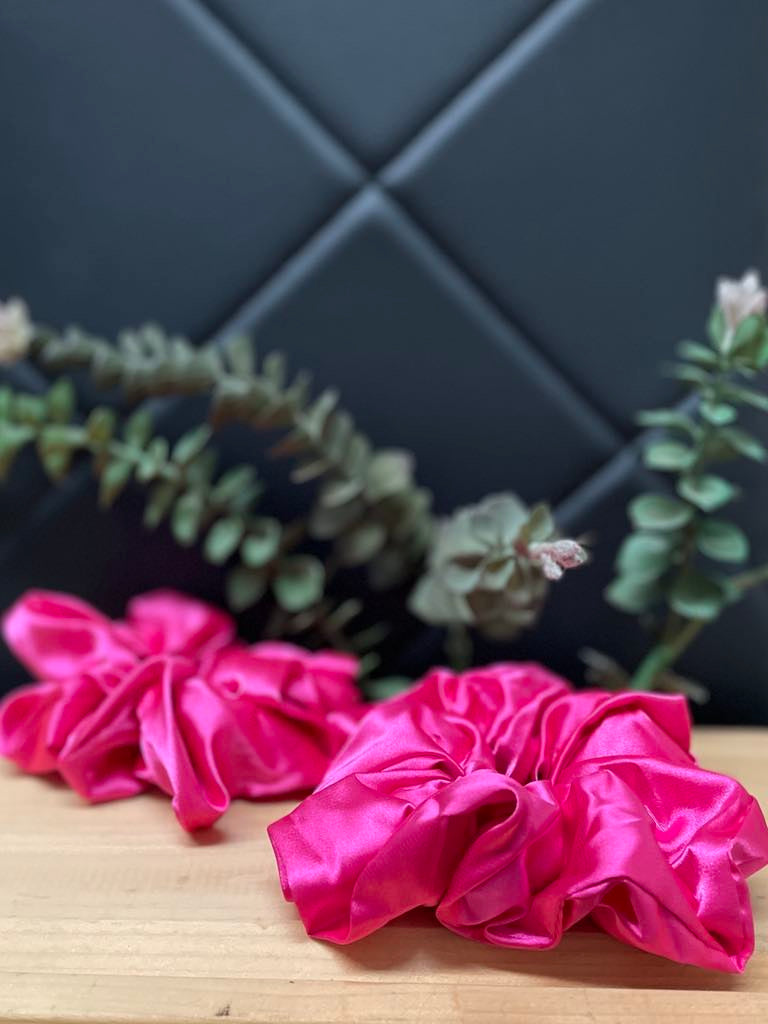 Chouchou rose flash