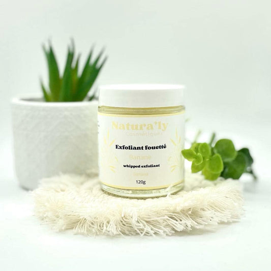 Exfoliant fouetté banane