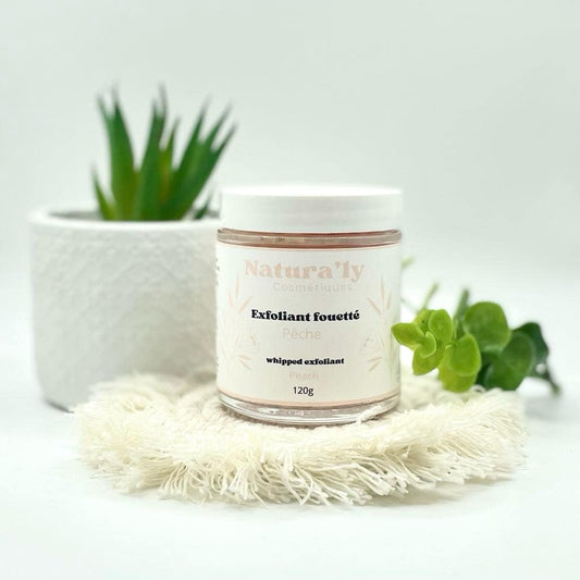 Exfoliant fouetté pêche